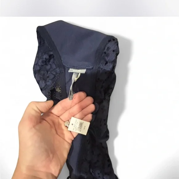 Aerie Lace Bralette in Deep Blue - Picture 5 of 6